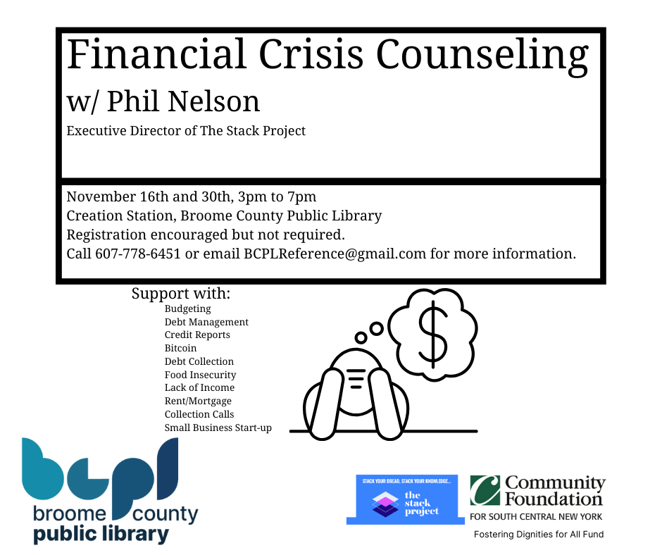 Financial Crisis Counseling November 16 and 30