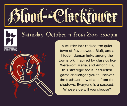 A murder has rocked the quiet town of Ravenswood Bluff, and a hidden demon lurks among the townsfolk. Inspired by classics like Werewolf, Mafia, and Among Us, this strategic social deduction game challenges you to uncover the truth...or sow chaos from the shadows. Everyone is a suspect. Whose side will you choose?