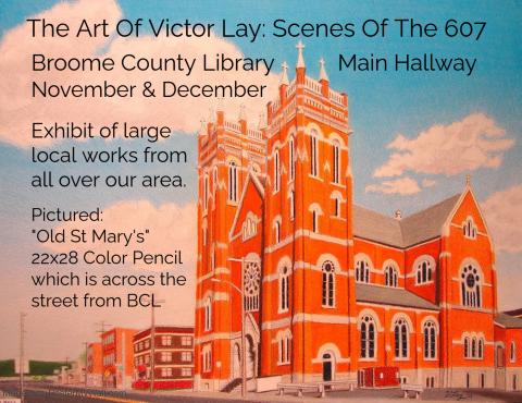 artist rendering of St. Mary's Church Binghamton